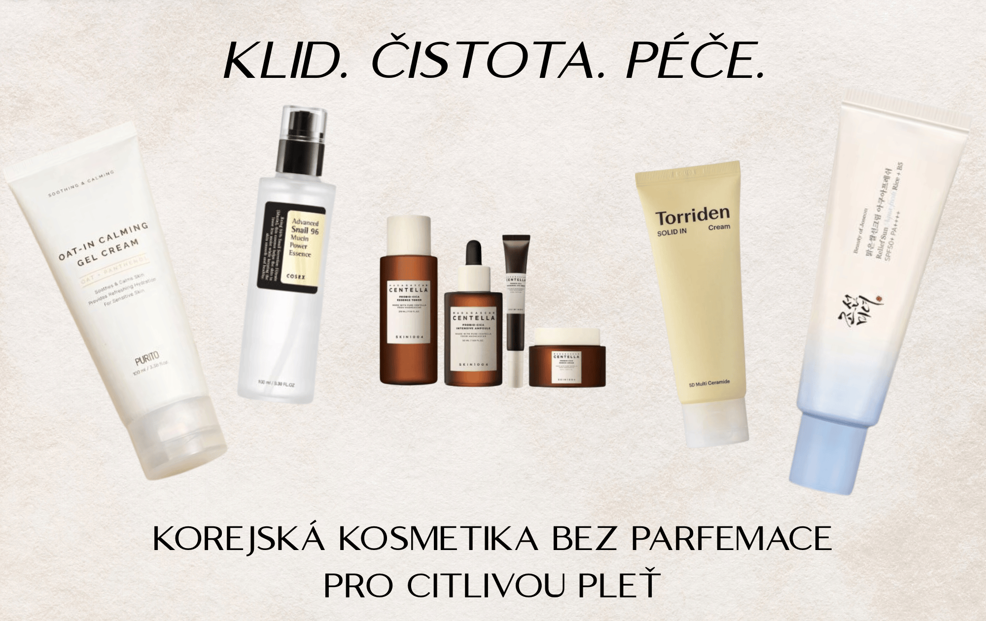Korejská kosmetika bez parfemace - Nejlepší volby pro citlivou pleť